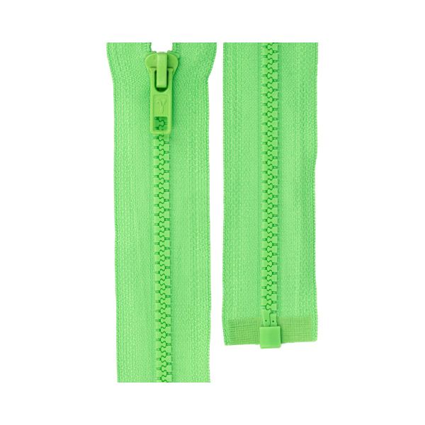 Молния трактор Т5 (5 мм) 1 зам., разъем., 60 см, 338 я.салатовый, G3051 Gamma, 10 шт