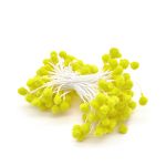 Тычинки для искусственных цветов 6см (желтый)