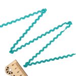 Тесьма вьюнчик с метанитью, 5 мм / 20 м (голубой), С3584