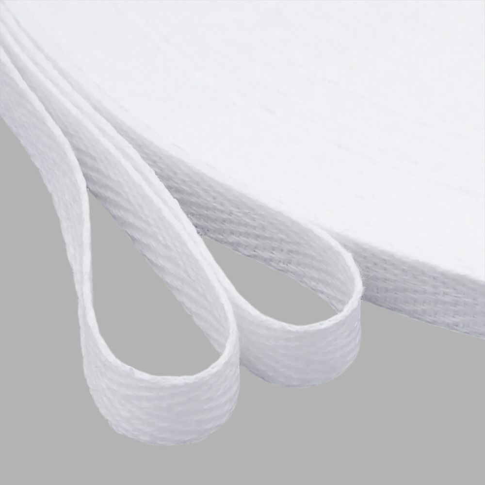 Тесьма (лента) киперная (100 х/б) 10 мм / 45.72 метра, 70 белый, 6190-2017