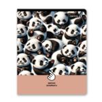 Тетрадь ученическая общая, матовый сплошной лак+запечат.форзац+титул лист A5+ 96 л. на скобе 65 г/м², белизна 100 %, 5 шт, клетка, 01125 Микс-Залайкай, Светоч Т79