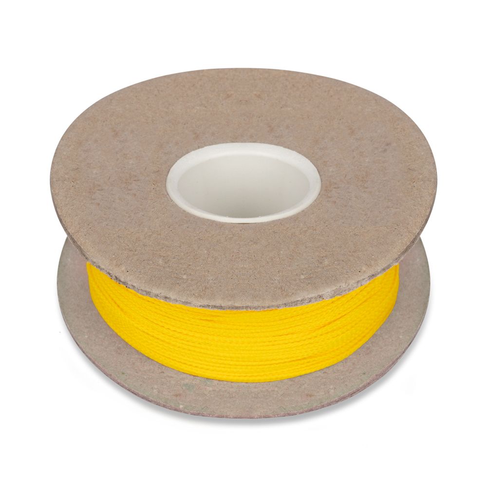 Шнур для мокасин ⌀1.0 мм, 200 м, 193006 / желтый, Gamma 1с16