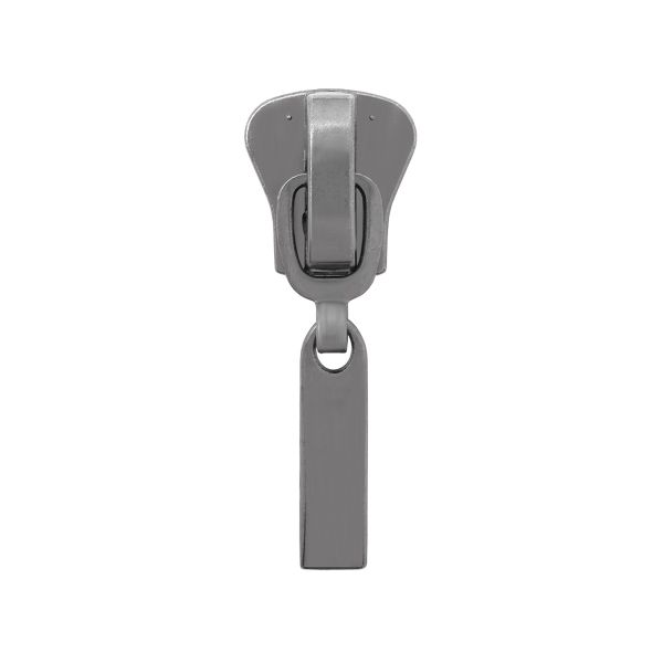 Слайдер (замок) для молнии трактор Т8 (8 мм), черн. никель, D-5486, 50 шт