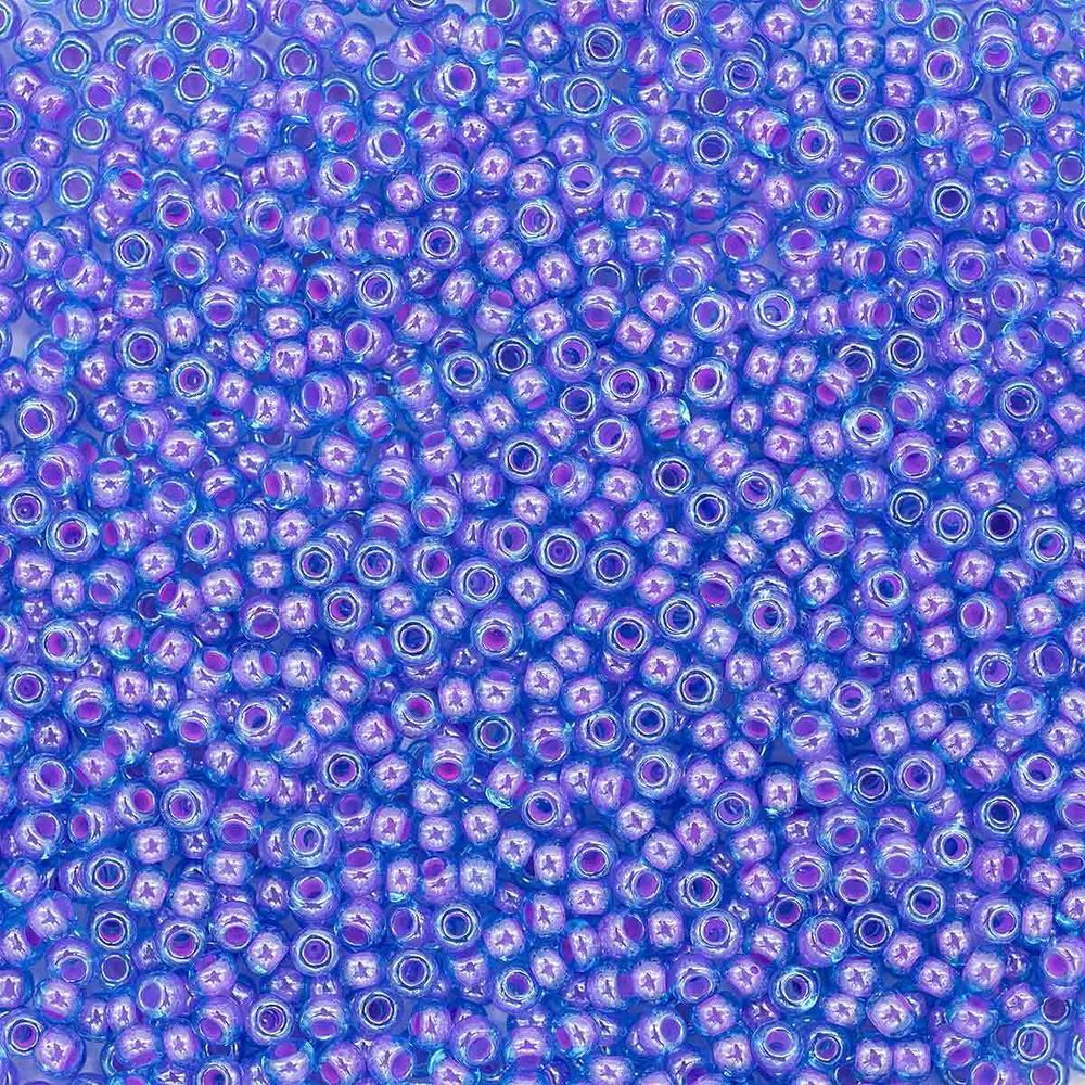 Бисер Preciosa прозрачный, цветной центр 10/0 (2.3 мм), 100 г (5х20 г), цв. 61016