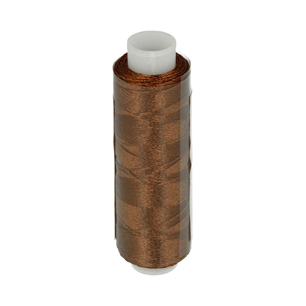 Нитки вышивальные Gamma V150/2, 10х200 ярдов, 183 м, 3216 коричнево-золотой