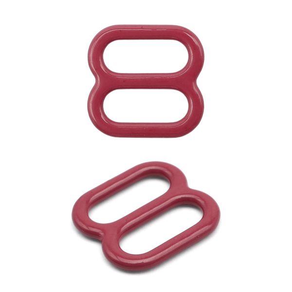 Рамки-регуляторы для бюстгальтера металл 8.0 мм, 20 шт, C520 темно-красный, ГВ1008