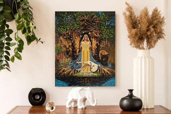 Алмазная (кристальная) мозаика Фрея, на подрамнике Веда, 40х50 см