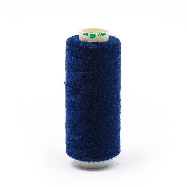 Нитки швейные бытовые Dor Tak 40/2, 366 м / 10 кат., 413 синий
