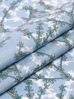 Штапель 90 г/м², 145 см / 2 метра, TBY Vi-E1326-3, E1326-3