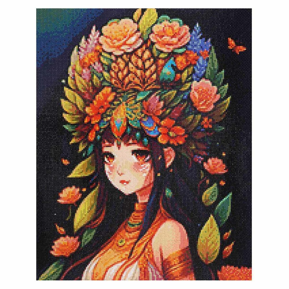 Алмазная (кристальная) мозаика Cristyle, Аниме. Богиня Процветания, 40х50 см