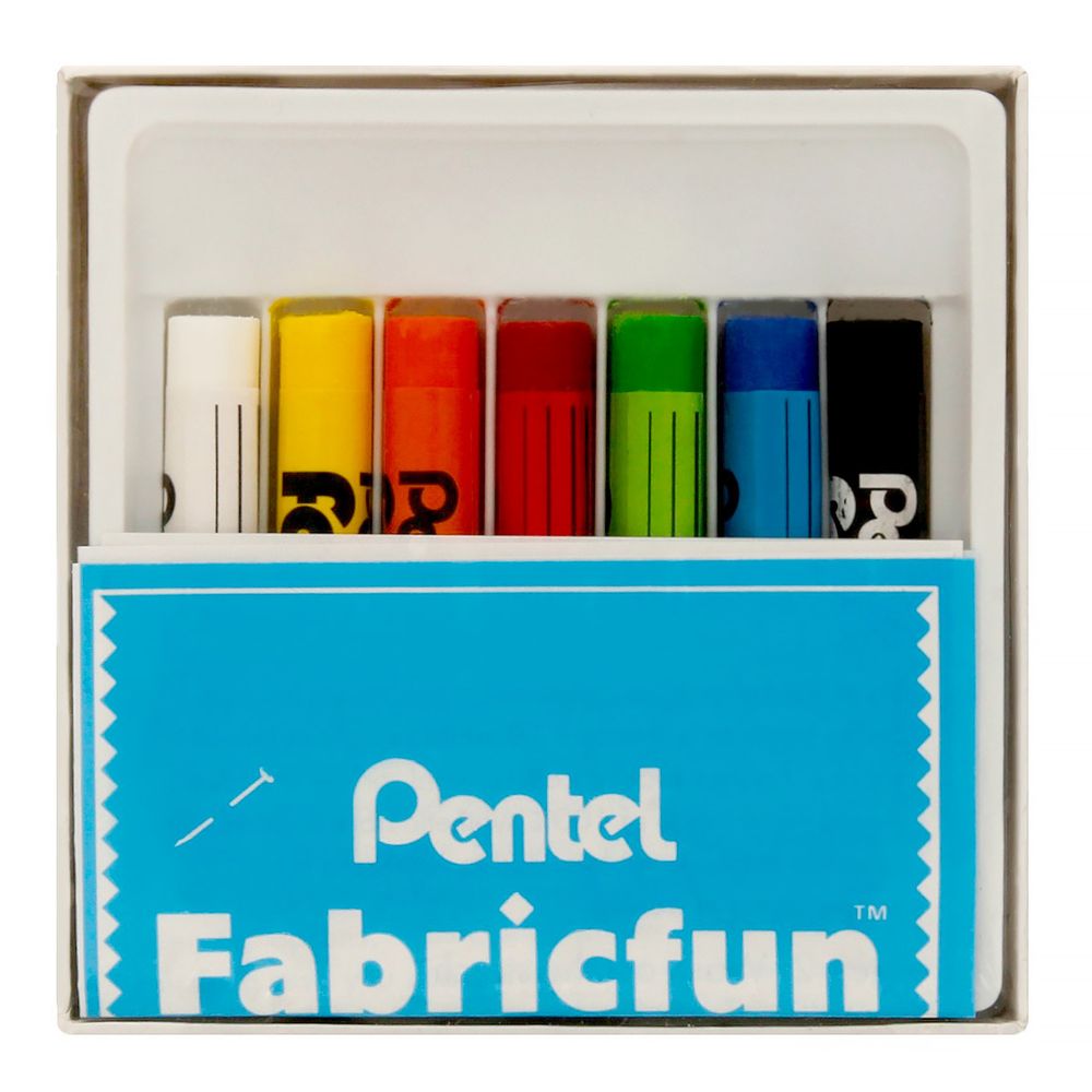 Пастель для ткани Pentel FabricFun Pastels 7 цв, PTS2-7