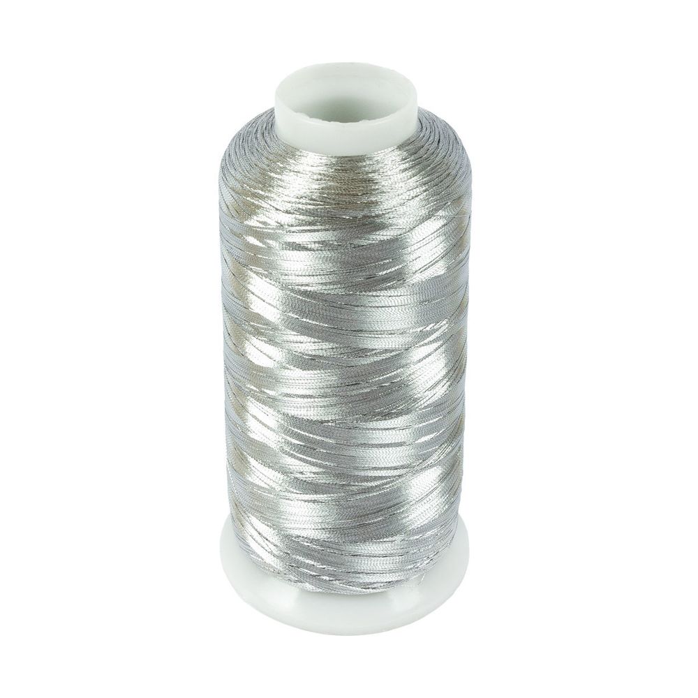 Нитки металлизированные Gamma 4570 м, 5000 я, серебро