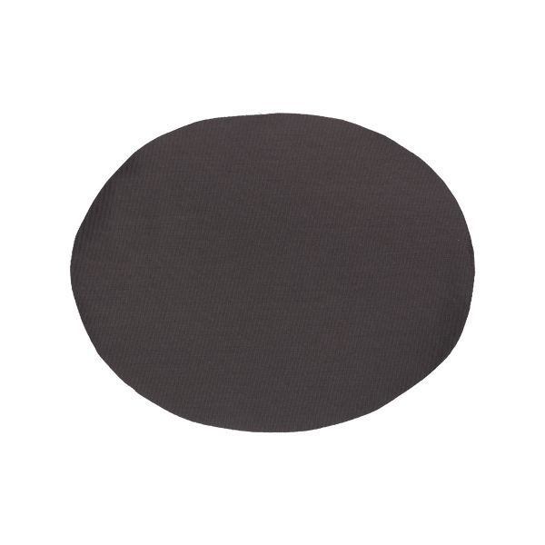 Термоаппликация, овал №1 13х10 см, 2 шт, 1-01-11 плащевка серый, Blitz