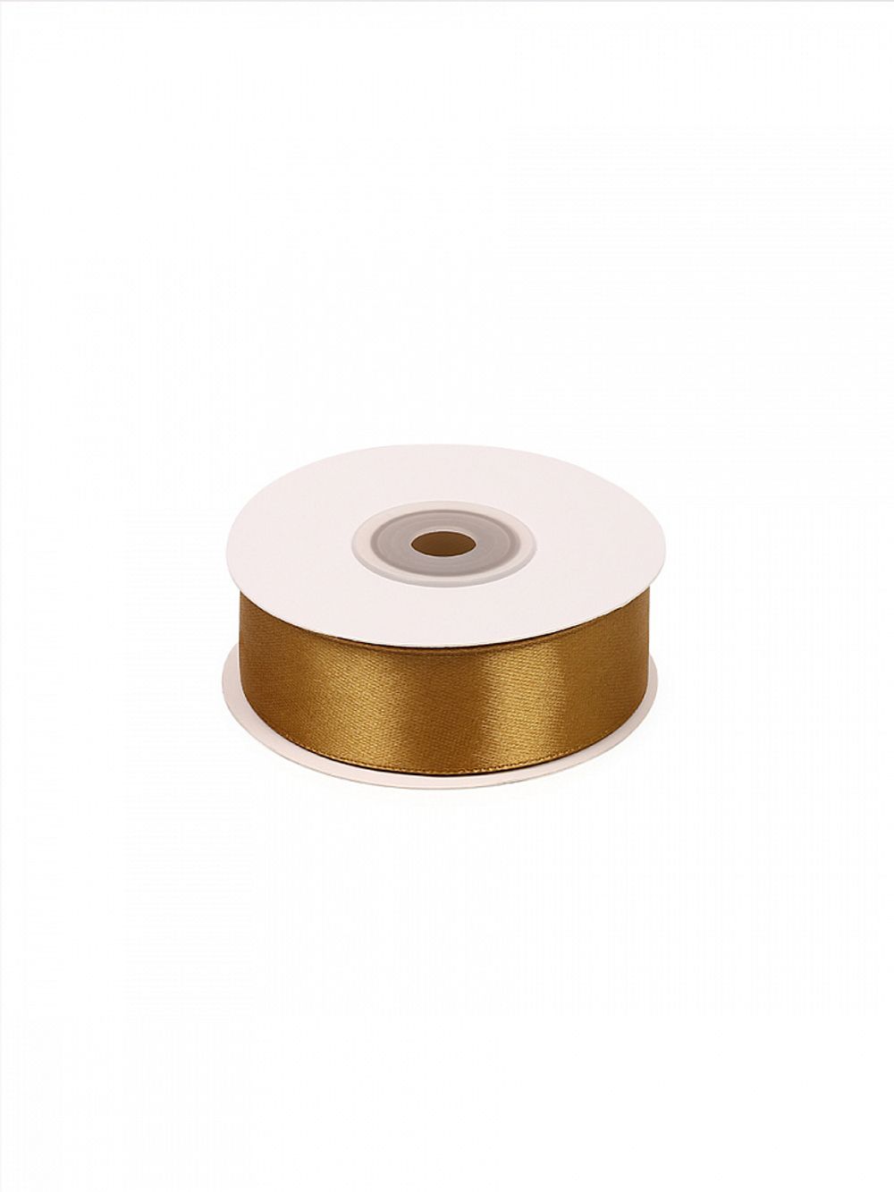 Лента атласная 1-сторонняя 25.0 мм / 22.5±1 метра, 3023 т.золотой, Magic4Hobby
