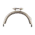 Застежка для сумки фермуар 8.5х4.5 см, 5 шт, 02 под состаренную бронзу, Gamma FER-14