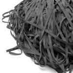 Резинка латексная гладкая 8.0 мм / 5 кг (≈ 775 метров), толщ. 0.6 мм, графит