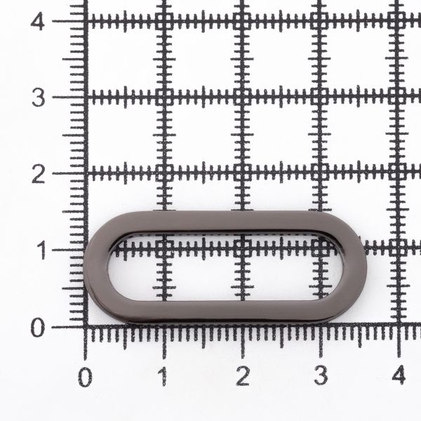 Рамка овальная металл 30 мм (чер.никель), ГНУ13818, 20 шт