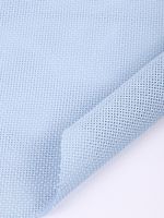 Канва для вышивания крупная, 854 (10х44кл) 40х50 см, цв. 182 голубая