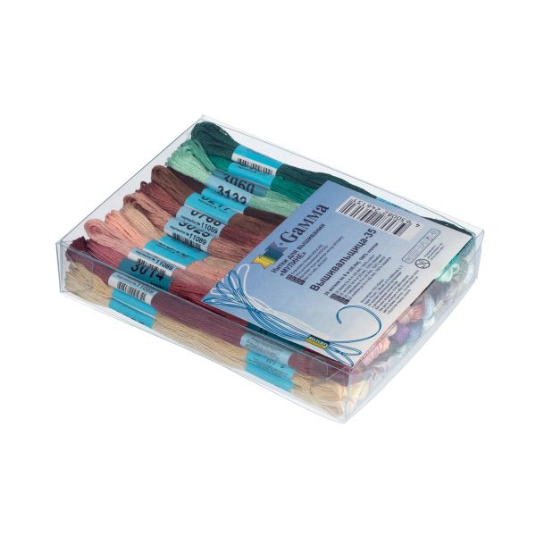 Мулине Gamma набор Вышивальщица-35, 35 мотков по 8 метров, ассорти