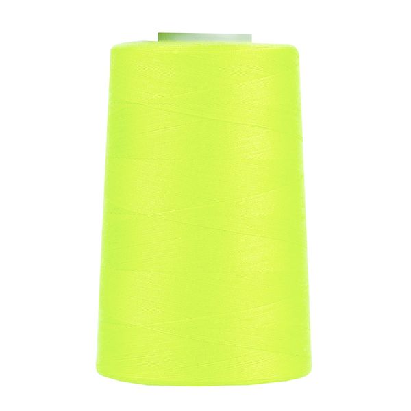 Нитки швейные Max 40/2, 4570 м (5000 ярд), 627 лимонный неон / 1 бобина