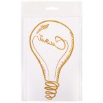 Термоаппликация Gamma Термотрансфер M №06, 1 шт, M-612 Лампочка 19х11 см, Gamma