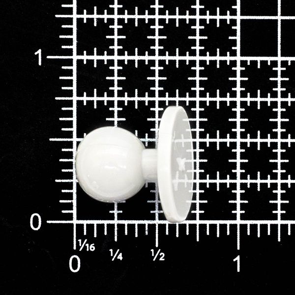 Пукля поварская, цветная, 10 мм (кипенно-белый) П-10, 500 шт