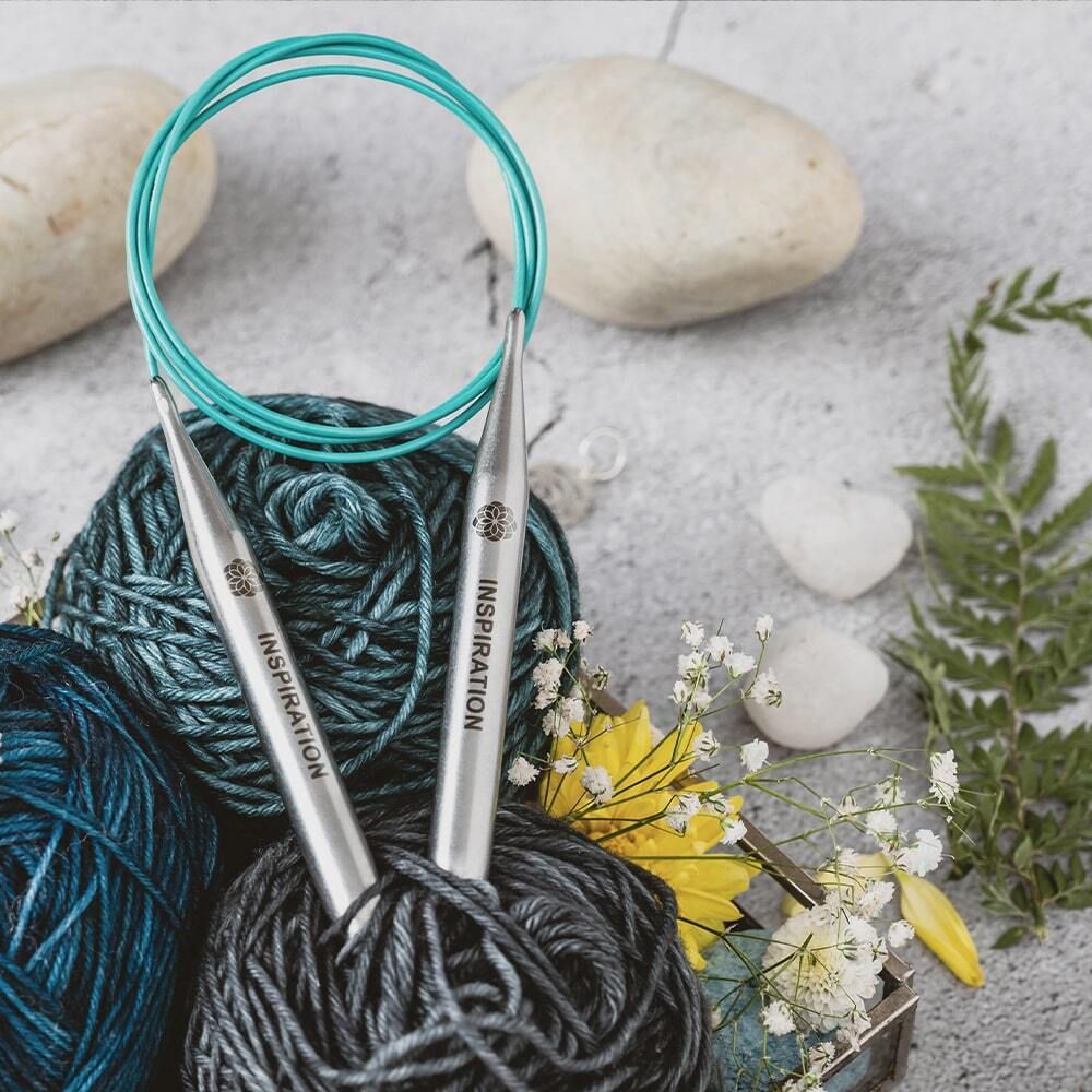 Спицы круговые Knit Pro Mindful 2,5 мм / 25 см, нержавеющая сталь, серебристый, 36040