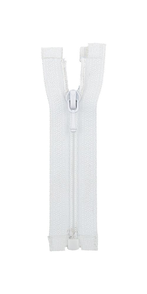 Молния спираль (витая) Т3 (3 мм) 1 зам., разъем., 8 см, декоративная, 101 белый, ZipD 3S Gamma, 5 шт