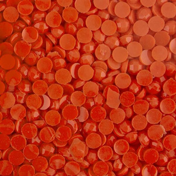 Стразы неклеевые акрил 2.5 мм, 100 г (10х10 г), /РП/, №0011 оранжево-красный, Zlatka OZM
