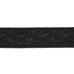 Лента (тесьма) жаккардовая 18.0 мм / 25±1 метров, рис 2034 черный, Gamma С1851Г17