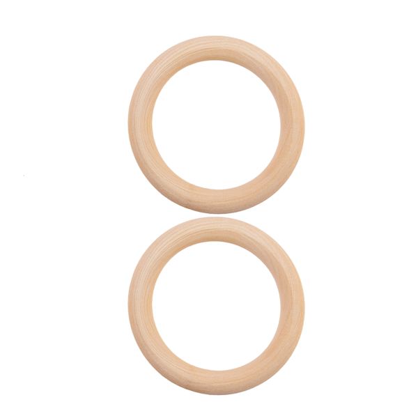 Кольца для макраме дерево бук ⌀70 мм, 2 шт, Gamma RKW-007