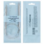 Спицы круговые металл ⌀6,0 мм, 80 см, с металлической леской, Gamma MKG