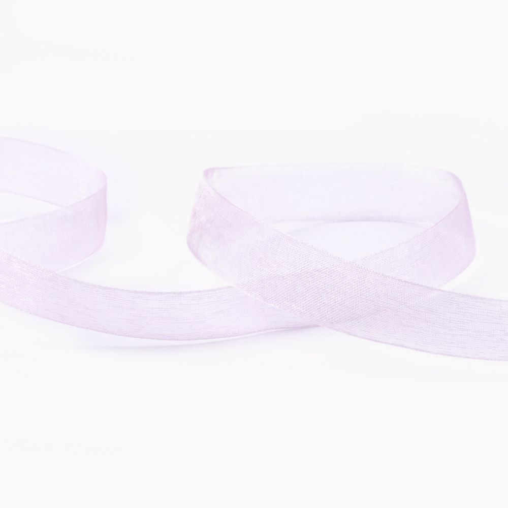 Лента капроновая (органза) 15.0 мм / 22.8±1 метра, 056 бл.сиреневый, Blitz OR-15