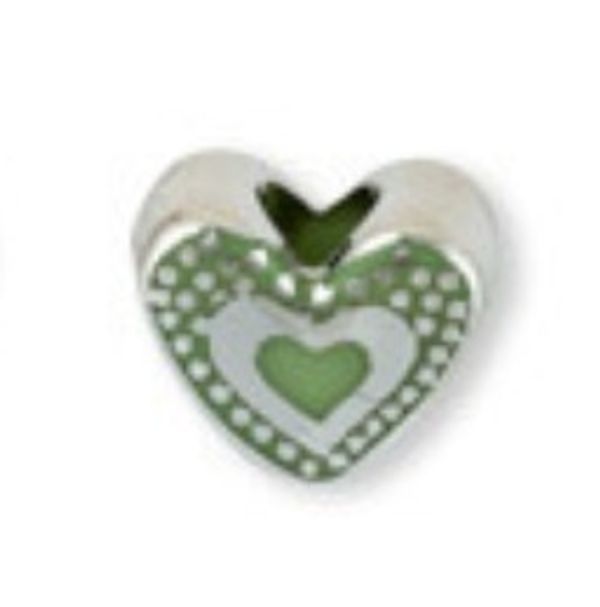 Бусины акрил 12х9х7 мм, 5 шт, №03 зеленый, Zlatka BLM-07