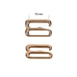 Крючки для купальника металл 10.0 мм, золото, 1000 шт