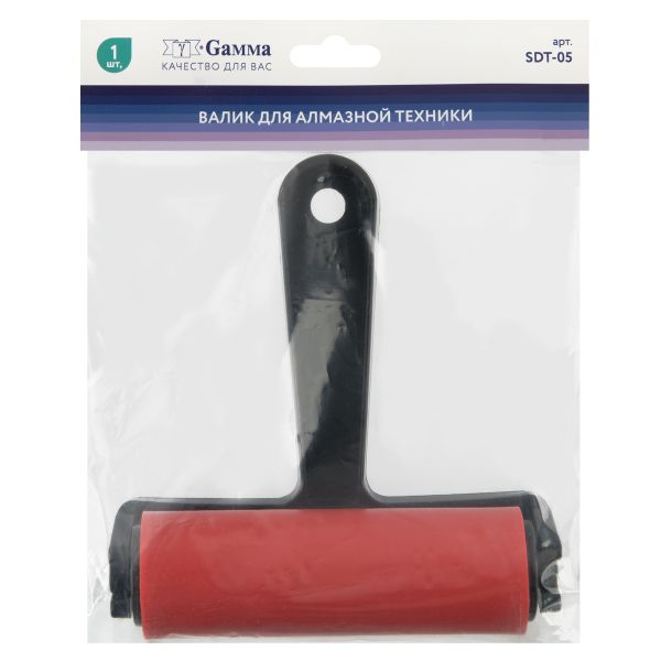Валик для алмазной техники 11.5х13 см, пластик, Gamma SDT-05