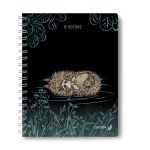 Тетрадь ученическая общая, выборочный УФ лак, (лицензия) A5 48 л. на гребне 65 г/м², белизна 100 %, 8 шт, клетка, 01173 Не такой уж колючий (Ёжик в тумане), Светоч Т105