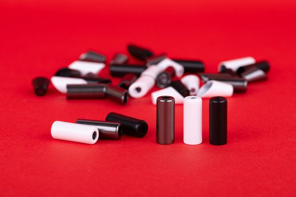 Наконечник для шнура металл 20х8 мм, 20 шт, №02 белый, Gamma GB 1655