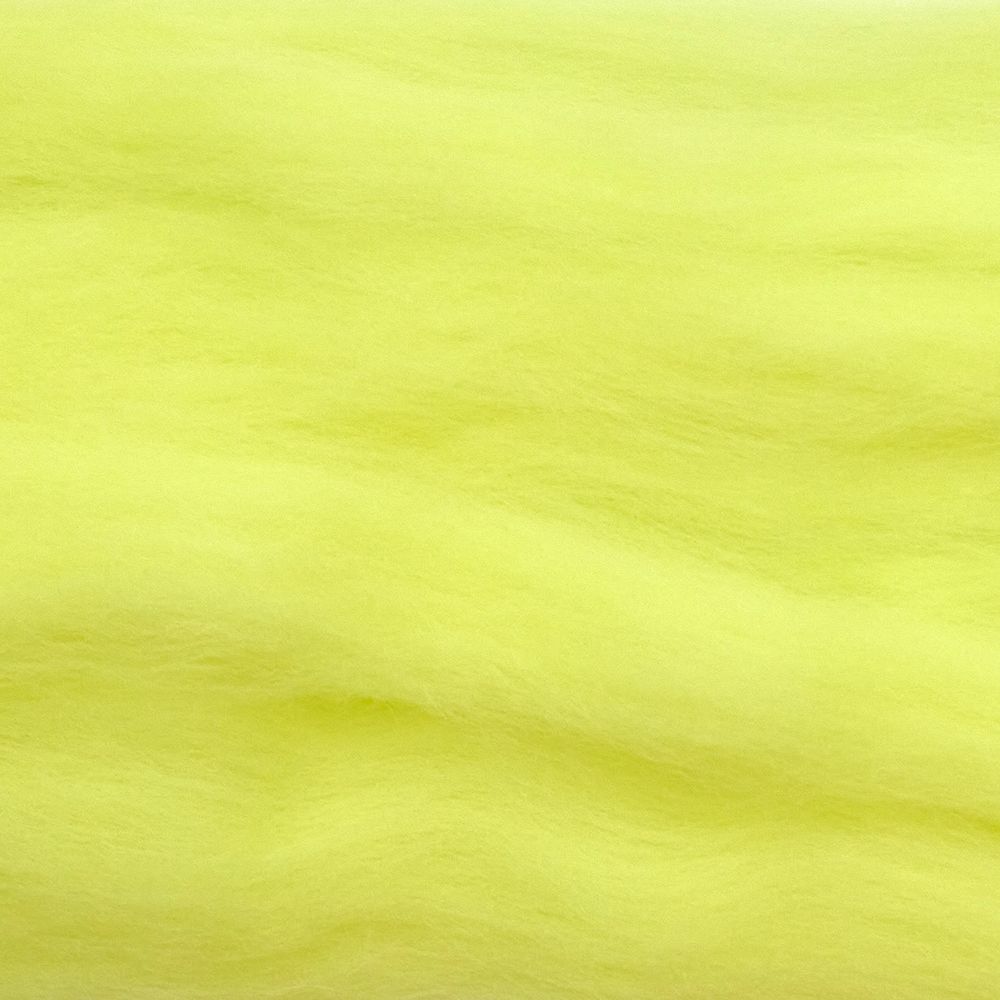 Шерсть для валяния Троицкая тонкая 1х100 г (до 23 мкр), 27 лимон