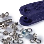 Люверсы металл ⌀_4.0 мм (внутр.), латунь, серебристый, без никеля, Prym, 50 шт