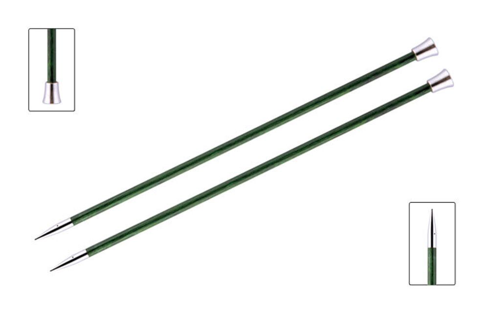 Спицы прямые Knit Pro Royale ⌀5.5 мм, 30 см, 29198