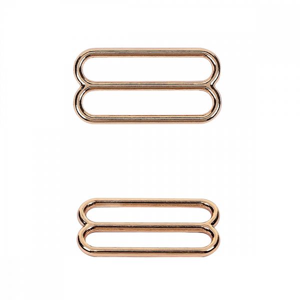 Рамки-регуляторы для бюстгальтера металл 18.0 мм, 818B цв.золото, уп.100 шт