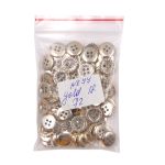 Пуговицы 4 прокола 18L (11мм), (Gold (золотой)) NE77, 72 шт