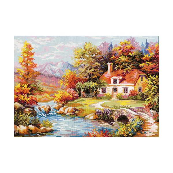 Набор для вышивания нитками Чудесная игла, Наш уголок, 40х28 см