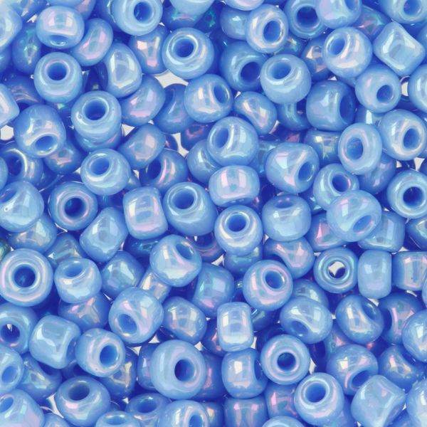 Бисер Zlatka 8/0 (2.9 мм), 100 г (10х10 г), №0403B голубой, GR