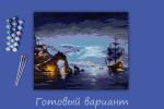 Картина по номерам Фрея, Лунная ночь, 50х40 см