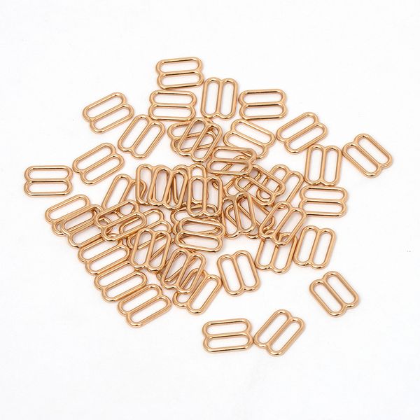 Рамки-регуляторы для бюстгальтера металл 10.0 мм, 810 цв.золото, уп.100 шт