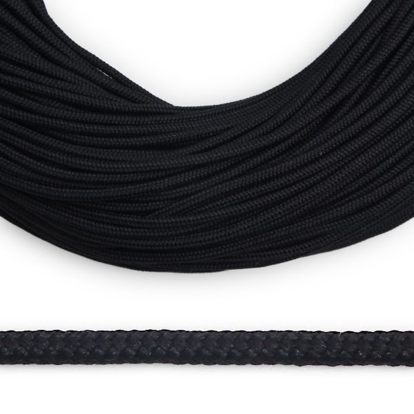 Шнур плетеный ⌀3.0 мм / 200 метров, 005 черный