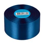 Лента атласная 1-сторонняя 50.0 мм / 33±2 метра, 095 синий, Gamma