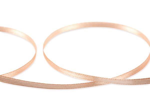 Лента атласная 2-сторонняя 3.0 мм / 91.4±2 метра, 022 бежевый, Gamma AL-3P